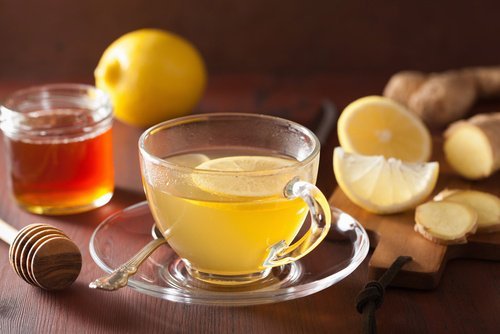 Chá com limão para combater o sobrepeso